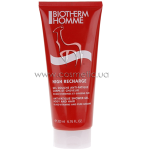 Homme High Recharge Body & Hair Anti-Fatigue Shower Gel