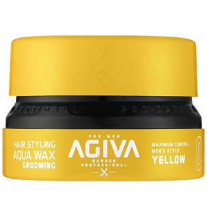 ���� ��� ������� ����� Agiva Hair Styling Aqua Wax Grooming Yellow 04