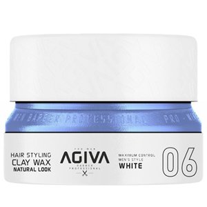 ����� ��� ���������� ����� Agiva Hair Styling Clay Wax Natural Look White 06