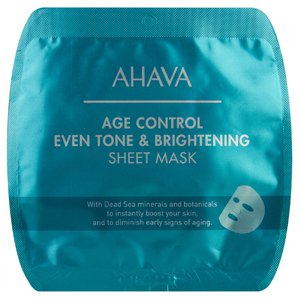 ���������� ������������� �������� ����� Ahava Age Control Even Tone & Brightening Sheet Mask