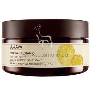 ���������� ����� ��� ���� A����� � ������ Ahava Mineral Botanic Body Butter Pineapple & White Peach