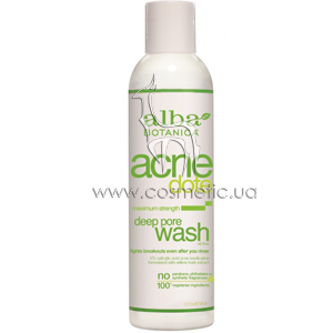 �������������� �������� ��� �������� � ��������� �������� ��� ��� ����� Alba Botanica Acne Dote Oil-Free Deep Pore Wash