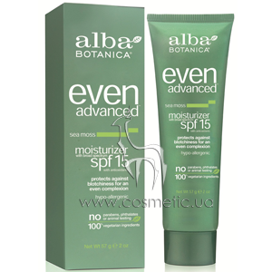 ����������� ���� ��� ���� � ����������� ������� ���������� Alba Botanica Even Advanced Sea Moss Moisturizer SPF 15