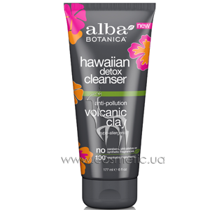 ������ �������� ��� �������� ���� ���������� � ������������� ������ Alba Botanica Hawaiian Volcanic Detox Cleanser with Anti-pollution Volcanic Clay