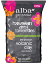 ������ ������� �������� ���������� � ��������� �� ������ ������������� ����� Alba Botanica Hawaiian Volcanic Detox Towelettes with Anti-pollution Volcanic Clay small