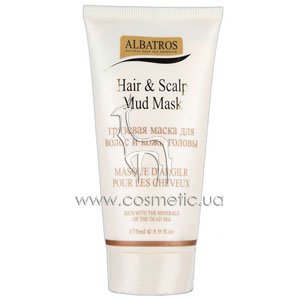 ����� ��� ����� � ���� ������ Albatros Dead Sea Hair & Sculp Mud Mask