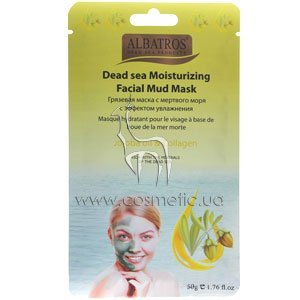 ����������� �������� ����� � ������ ������ � ���������� Albatros Dead Sea Moisturizing Facial Mud Mask