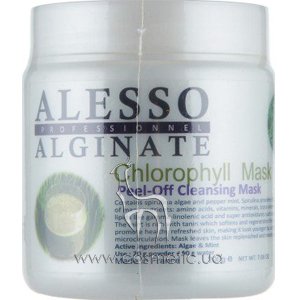 ����������� ��������� ����� ��� ���� � ���������� Alesso Professionnel Alginate Chlorophyll Peel-Off Cleansing Mask