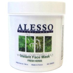 ����� ��������������������� ����������� ������� ������ Alesso Professionnel Soluble Anti Inflammatory Fresh Herbs Mask