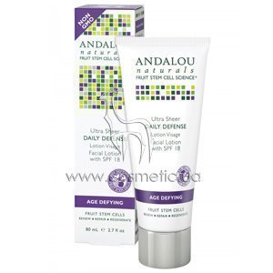 ������ ��� ���� ����������� ������ Andalou Naturals Age Defying Ultra Sheer Daily Defense Facial Lotion SPF 18
