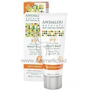 ����������� ������� ������� �� � ����� Andalou Naturals Brightening All In One Beauty Balm Sheer Tint With SPF 30