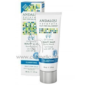 ������� ������� ��� �������� ������ ���� Andalou Naturals Claryfying Oil Control Beauty Balm Un-Tinted With SPF 30