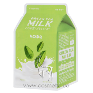 �������� ����� �‎������� ��� A'pieu Green Tea Milk One-Pack