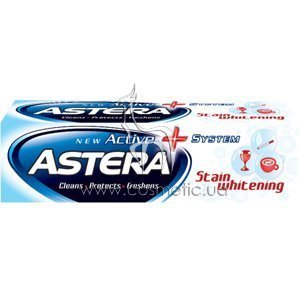 ������ ����� ��� ����������� ����� �� ����� Aroma  Astera Active + Stain Whitening Toothpaste