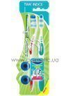 ������ ����� Aroma Astera Time Index 2 in 1 Medium Toothbrush small