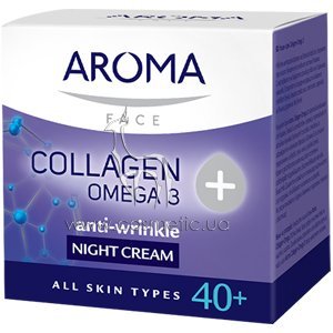 ������ ���� ��� ���� ����� 40 Aroma Collagen + Omega 3 Antiwrinkle Night Cream