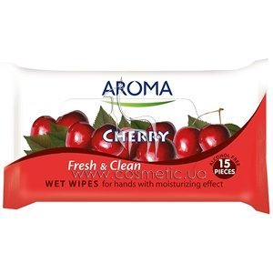 ������� �������� ������� Aroma Fresh & Clean Cherry Wet Wipes