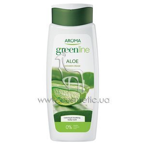 ����-���� ��� ���� ������ Aroma Greenline Fine Fragrances Aloe Shower Cream