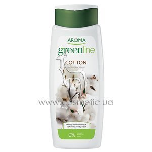 ����-���� ��� ���� ������� Aroma Greenline Fine Fragrances Cotton Shower Cream
