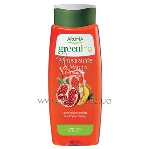 ���� ��� ���� ������� � ����� Aroma Greenline Fine Fragrances Pomegranate & Mango Shower Gel