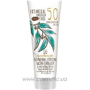 ������ ��� ���� �� ������ � ������ ���������� �������� Australian Gold Botanical SPF 50 Tinted Face Lotion