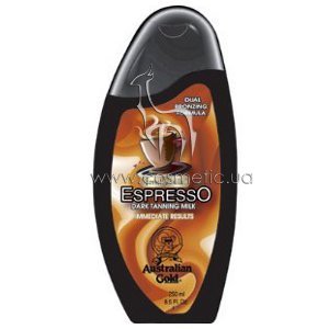 ������� ��� ������ � ������� Australian Gold Espresso Dark Tanning Milk