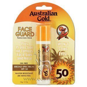 Солнцезащитный карандаш-бальзам для лица Australian Gold Face Guard SPF 50
