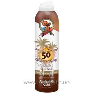 ����� �� ������ � ������������ �������� Australian Gold Premium Coverage Continious Spray SPF 50
