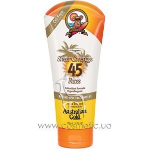 �������������� ���� ��� ���� Australian Gold Premium SPF 45 Sheer Faces