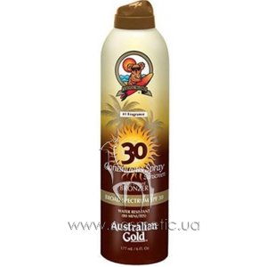 �������������� ����� ��� ���� � ����������� Australian Gold SPF 30 Premium Coverage Continuous Spray With Bronzer