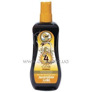 Солнцезащитное молочко Australian Gold SPF 4 Spray Gel