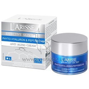 ���� ������ ������ � ������������ �������� � ��������� 45+ AVA Laboratorium L'Arisse 5D Anti-wrinkle Cream Phytohyaluron + Peptides