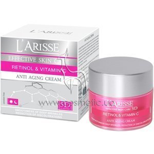 ���� ������ ������ � ��������� � ��������� � 50+ AVA Laboratorium L'Arisse 5D Anti-wrinkle Cream Retinol + Vitamin C