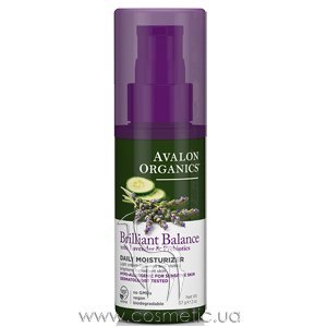������� ����������� �������� � ���������� ������� � ������������ Avalon Organics Brilliant Balance Daily Moisturizer with Lavender & Prebiotics