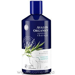 ���������� ������ ������� � �������� � ���������� �-��������� Avalon Organics Hair Care Biotin B-complex Thickening Shampoo