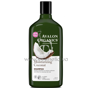 ����������� ������� ��� ����� ������ Avalon Organics Moisturizing Coconut Shampoo