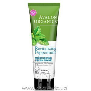 ����������� ����������������� ���� ��� ������ ����� Avalon Organics Moisturizing Cream Shave Revitalizing Peppermint