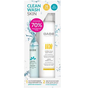 ����� ��� ��������� �������� ���� � ���� BABE Laboratorios Clean Wash Skin Set