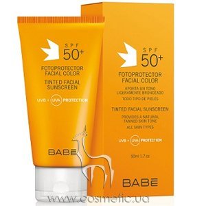 �������������� ���������� ���� ��� ���� Babe Laboratorios Tinted Facial Sunscreen SPF 50+