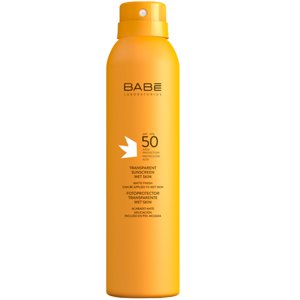 �������������� ����������� ����� � ���������� �������� BABE Laboratorios Fotoprotector Transparente Sunscreen Wet Skin SPF50