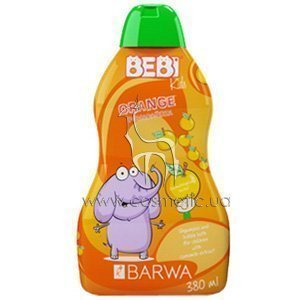 ������� � ���� ��� ����� ��� ����� 2�1 �������� Barwa Bebi Kids Shampoo Orange 2in1