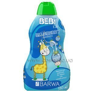 ������� � ���� ��� ����� ��� ����� 2�1 ������� Barwa Bebi Kids Shampoo Blueberry 2in1
