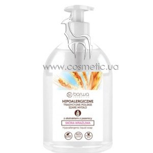 ��������������� ������ ���� � ���������� ������� Barwa Hypoallergenic Traditional Polish Grey Liquid Soap Wheat