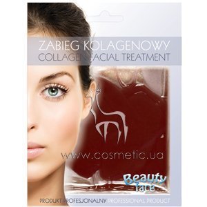 ����������� ������������ ����� � ���������� � ��������� Beauty Face Collagen Chocolate Regenerating Home Spa Treatment Mask