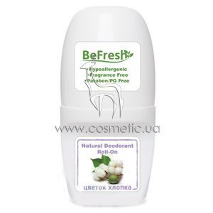 ���������� ��������� � ���������� ������ BeFresh Organic Roll-On For Body Cotton Flower