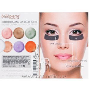 �������� ������� ��� ��������������� ���� Bellapierre Color Correcting Concealer Palette