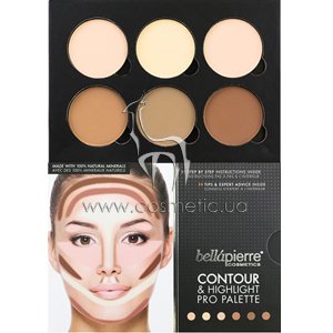 ���������� ������� ��� ������������� ���� Bellapierre Contour & Highlight Pro Palette