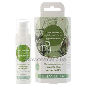 ����������� ���� � ���������� �������� 8% Belwede Face �ream with Glycolic Acid 8%