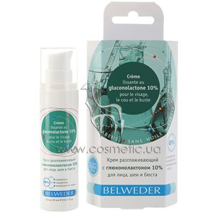 ���� �������������� � ��������������� 10% ��� ����, ��� � ����� Belweder Face Cream with Gluconolactone 10%