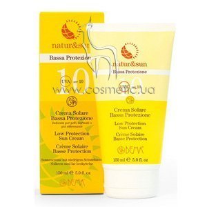 ���� �������������� � ������ ������� ������ Bema Cosmetici Natur&Sun Low Protection Sun Cream SPF 10 UVA